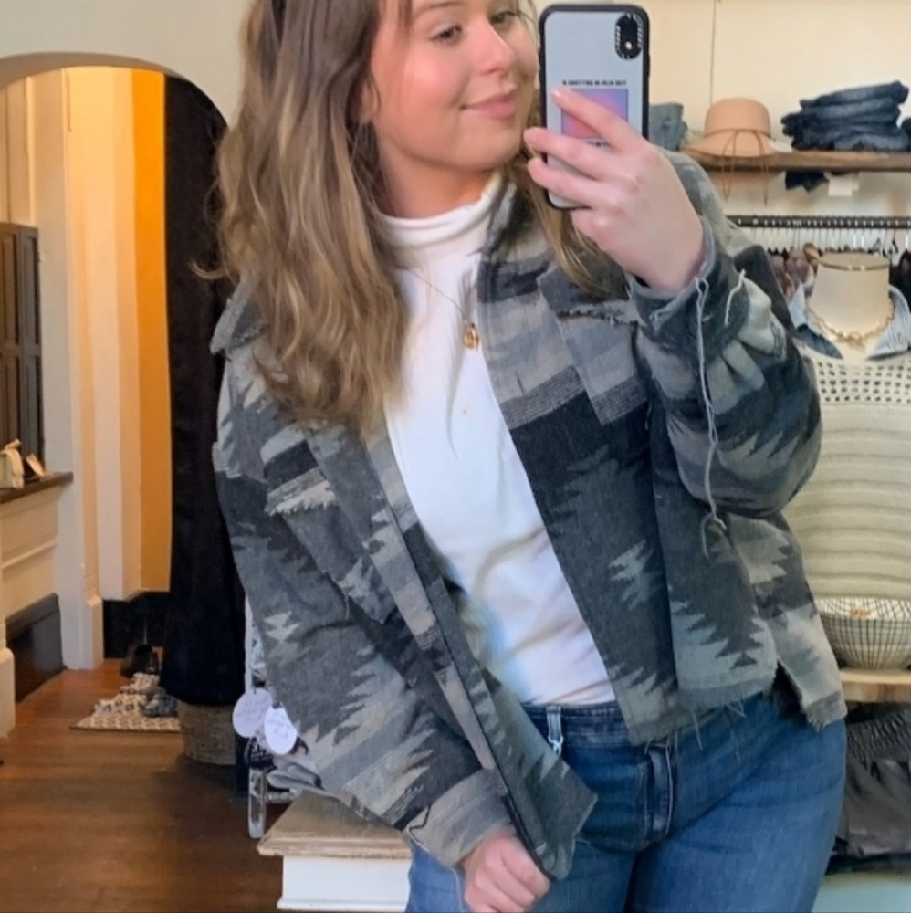 Curvy Tribal Shacket